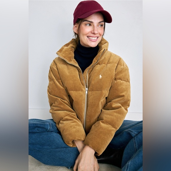 Polo by Ralph Lauren Corduroy Puffer Coat S/P - Picture 2 of 13